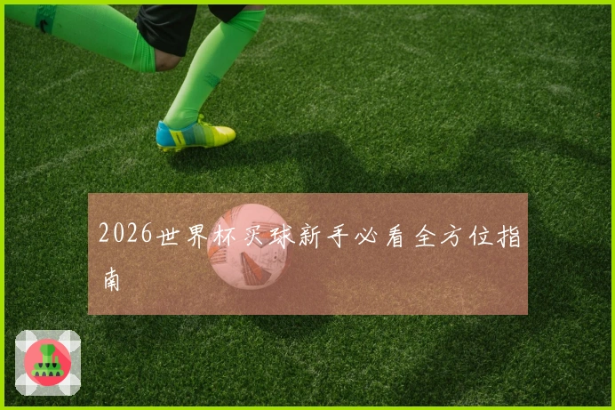 2026世界杯买球新手必看全方位指南