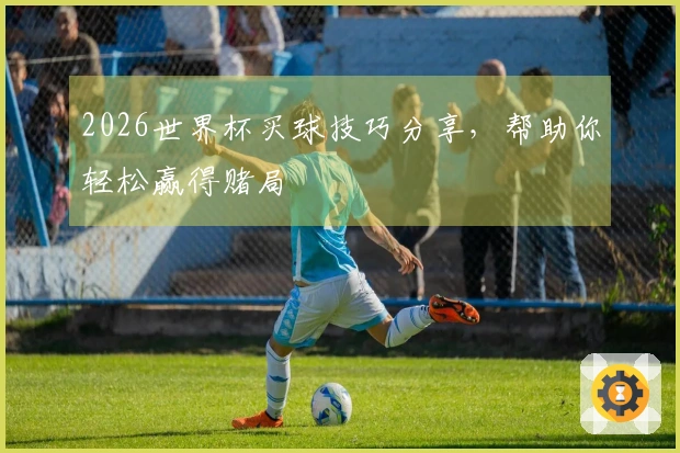 2026世界杯买球技巧分享，帮助你轻松赢得赌局